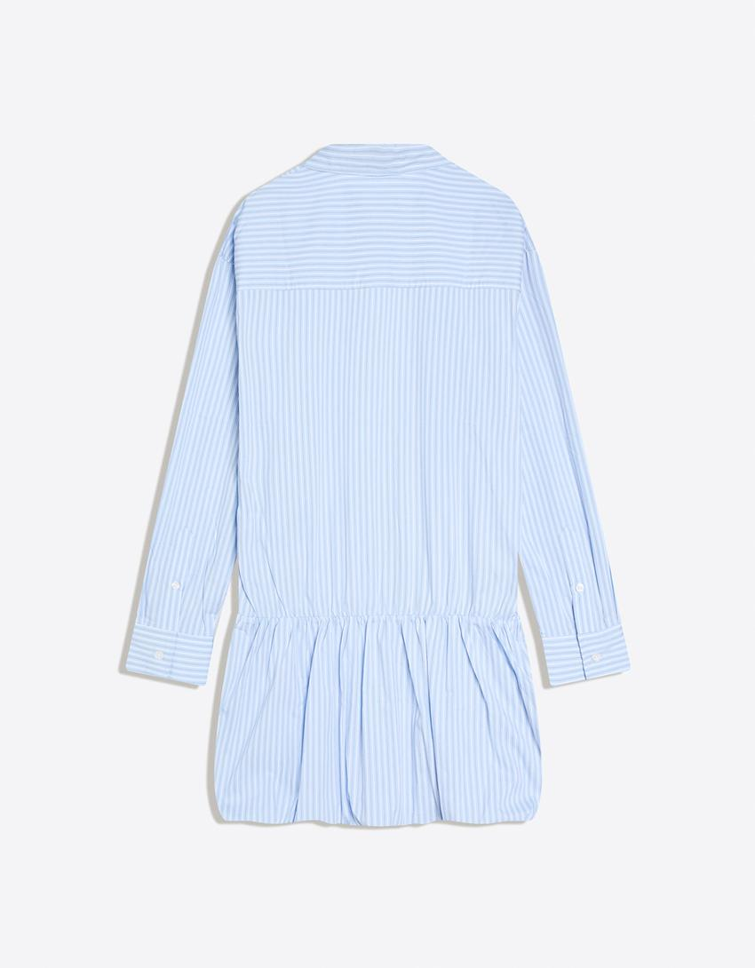 Vestido Mini Camisa Balão
